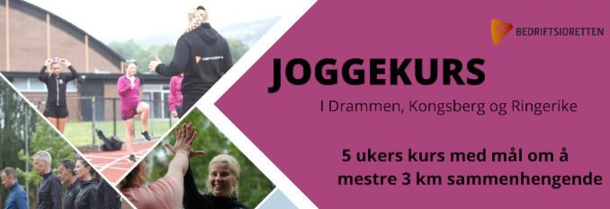 Joggekurs i Drammen, Kongsberg og Ringerike
